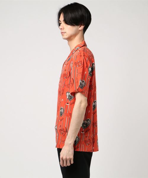HYSTERIC GLAMOUR(ヒステリックグラマー)の「RUMBLERS総柄 アロハシャツ(シャツ/ブラウス・メンズ・グリーン系その他/ブルー系その他/レッド系その他・LARGE/MEDIUM/SMALL)」の5枚目の写真