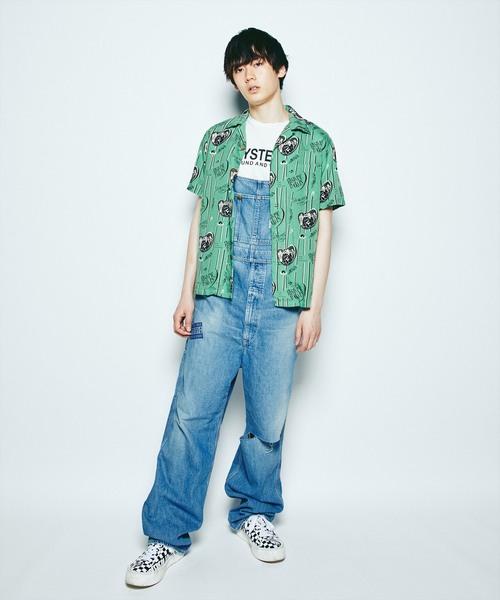 HYSTERIC GLAMOUR(ヒステリックグラマー)の「RUMBLERS総柄 アロハシャツ(シャツ/ブラウス・メンズ・グリーン系その他/ブルー系その他/レッド系その他・LARGE/MEDIUM/SMALL)」の6枚目の写真