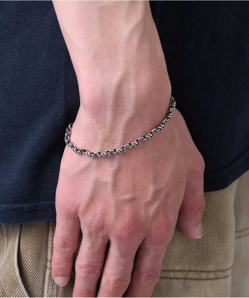 LION HEART（ライオンハート）の「“HOWL”タテガミロールブレスレット/シルバー925【LION HEART / ライオンハート】（ブレスレット・メンズ・シルバー・19.5cm/ONE SIZE）」の12枚目の写真