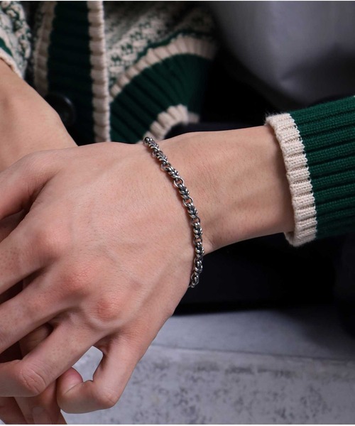 LION HEART（ライオンハート）の「“HOWL”タテガミロールブレスレット/シルバー925【LION HEART / ライオンハート】（ブレスレット・メンズ・シルバー・19.5cm/ONE SIZE）」の22枚目の写真