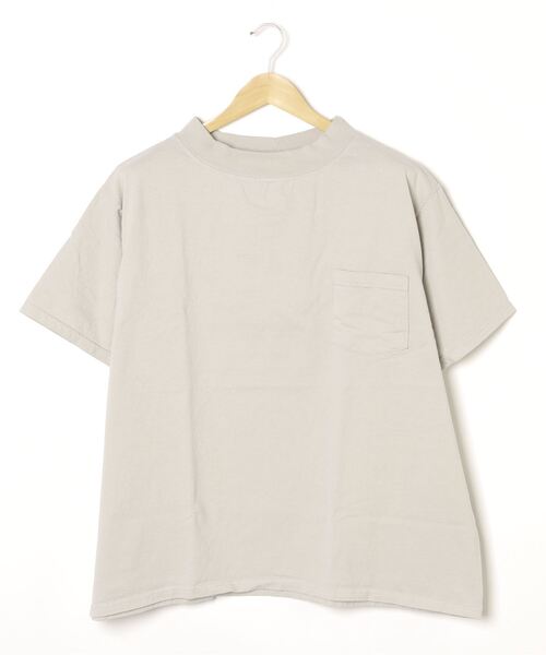 Goodwear(Since1983)(グッドウェア)の「【MADE IN USA】S/S MOCK NECK POCKET TEE BIG / ショートスリーブモックネックポケットTビッグ(Tシャツ/カットソー・メンズ・ホワイト/チャコールグレー/ブラック/ネイビー/ブラウン/レッド/オリーブ/イエロー/グリーン/ブラック系その他/グレー系その他/ナチュラル/ブルー系その他/グレイッシュベージュ/グリーン系その他/コバルトブルー/スモークピンク/ライトグリーン/ブラウン系その他/ライトイエロー/オレンジ系その他2/パープル系その他2/グレー系その他2/ブルー系その他2/グリーン系その他2/カーキ系2/ベージュ系その他/グレー/オレンジ系3/モスグリーン・XX-LARGE)」の6枚目の写真