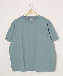 【MADE IN USA】S/S MOCK NECK POCKET TEE BIG / ショートスリーブモックネックポケットTビッグ