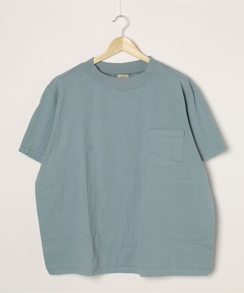 Goodwear(Since1983)(グッドウェア)の「【MADE IN USA】S/S MOCK NECK POCKET TEE BIG / ショートスリーブモックネックポケットTビッグ(Tシャツ/カットソー・メンズ・ホワイト/チャコールグレー/ブラック/ネイビー/ブラウン/レッド/オリーブ/イエロー/グリーン/ブラック系その他/グレー系その他/ナチュラル/ブルー系その他/グレイッシュベージュ/グリーン系その他/コバルトブルー/スモークピンク/ライトグリーン/ブラウン系その他/ライトイエロー/オレンジ系その他2/パープル系その他2/グレー系その他2/ブルー系その他2/グリーン系その他2/カーキ系2/ベージュ系その他/グレー/オレンジ系3/モスグリーン・XX-LARGE)」の21枚目の写真