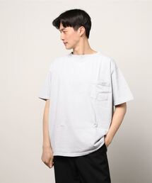 【MADE IN USA】S/S MOCK NECK POCKET TEE BIG / ショートスリーブモックネックポケットＴビッグ
