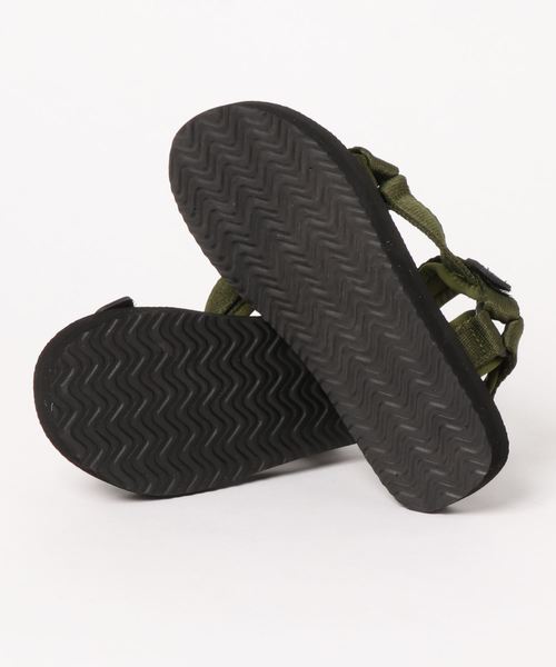 KOBE LETTUCE（コウベレタス）の「ベルクロスポーツサンダル（サンダル・レディース・ブラック/パープル/ホワイト/カーキ/グレー・M/L）」の6枚目の写真