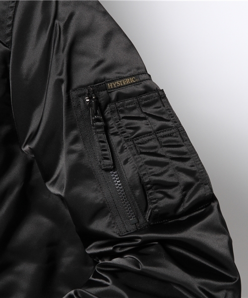 HYSTERIC GLAMOUR（ヒステリックグラマー）の「MA-1 JK（ブルゾン・メンズ・グリーン/グリーン系その他/グリーン系カモフラージュ/ブラック・LARGE/SMALL/MEDIUM）」の11枚目の写真