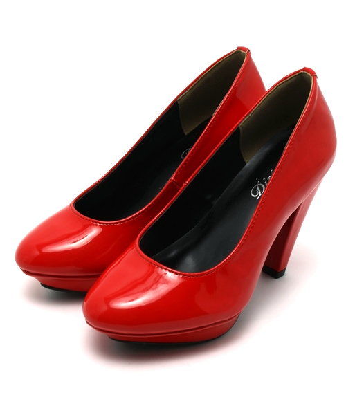 WEGO（ウィゴー）の「WEGO/ヒールパンプス（パンプス・レディース・ブラック/レッド/シルバー・24.5/23.5）」の3枚目の写真