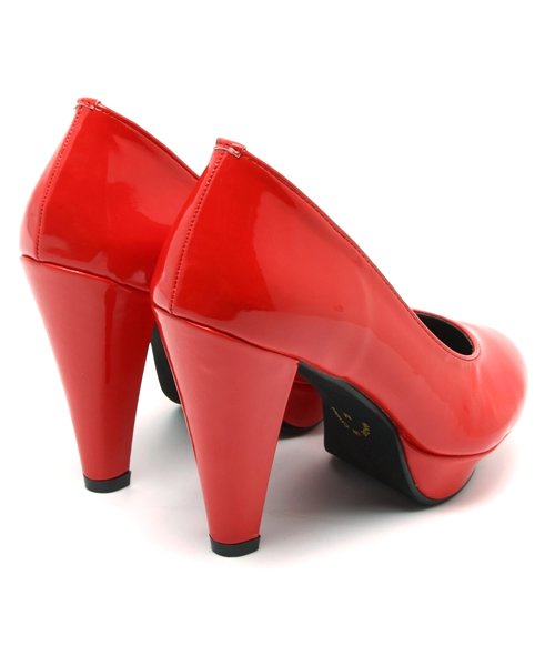 WEGO（ウィゴー）の「WEGO/ヒールパンプス（パンプス・レディース・ブラック/レッド/シルバー・24.5/23.5）」の6枚目の写真