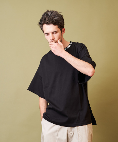 INTER FACTORY(インターファクトリー)の「WEARISTA Mr.SZK × INTER FACTORY ムササビ ユニセックスビッグTシャツ / UNISEX BIG-T(Tシャツ/カットソー)」|ブラック