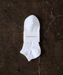 HARUSAKU | HARUSAKU  PLAIN RIB SNEAKER SOCKS : ハルサクプレーン リブスニーカーソックス(ソックス/靴下)