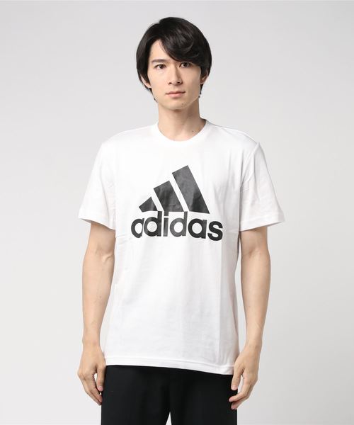adidas（アディダス）の「バッジ オブ スポーツ Tシャツ [M MUSTHAVES BADGE OF SPORTS TEE] アディダス（Tシャツ/カットソー・メンズ・ブラック/ホワイト×ブラック/ピンク・MEDIUM/SMALL/X-LARGE/XX-LARGE/X-SMALL/LARGE/XXX-LARGE/XXXX-LARGE/XXXXX-LARGE）」の8枚目の写真