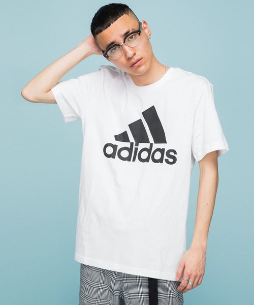 adidas（アディダス）の「バッジ オブ スポーツ Tシャツ [M MUSTHAVES BADGE OF SPORTS TEE] アディダス（Tシャツ/カットソー・メンズ・ブラック/ホワイト×ブラック/ピンク・MEDIUM/SMALL/X-LARGE/XX-LARGE/X-SMALL/LARGE/XXX-LARGE/XXXX-LARGE/XXXXX-LARGE）」の18枚目の写真
