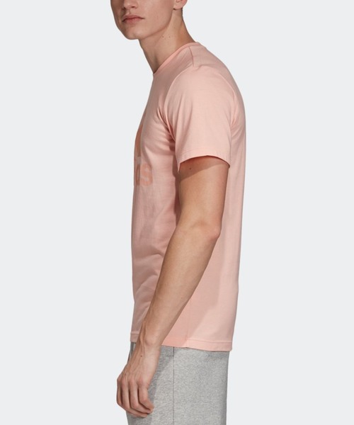 adidas（アディダス）の「バッジ オブ スポーツ Tシャツ [M MUSTHAVES BADGE OF SPORTS TEE] アディダス（Tシャツ/カットソー・メンズ・ブラック/ホワイト×ブラック/ピンク・MEDIUM/SMALL/X-LARGE/XX-LARGE/X-SMALL/LARGE/XXX-LARGE/XXXX-LARGE/XXXXX-LARGE）」の9枚目の写真