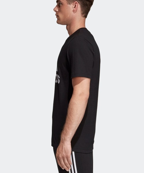 adidas（アディダス）の「バッジ オブ スポーツ Tシャツ [M MUSTHAVES BADGE OF SPORTS TEE] アディダス（Tシャツ/カットソー・メンズ・ブラック/ホワイト×ブラック/ピンク・MEDIUM/SMALL/X-LARGE/XX-LARGE/X-SMALL/LARGE/XXX-LARGE/XXXX-LARGE/XXXXX-LARGE）」の11枚目の写真