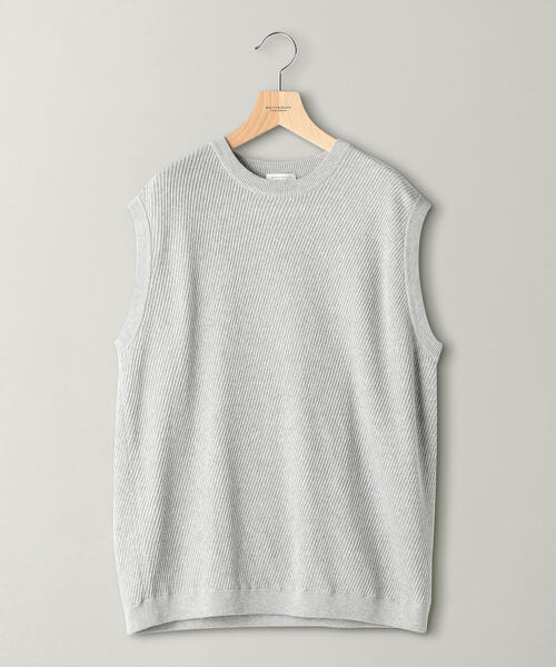 BEAUTY&YOUTH UNITED ARROWS◆ベスト/--/コットン/PNK/無地/1618-136-0922 H＞ナイロン ジップベスト