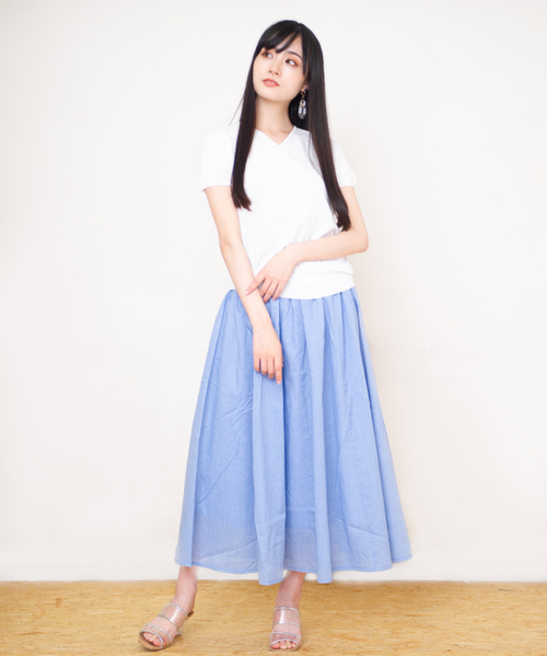 GGD SELECT（ジージーディー　セレクト）の「メッシュニット半袖（ニット/セーター・レディース・ブラック/ブルー/グリーン/イエロー/ホワイト・LARGE/MEDIUM）」の9枚目の写真
