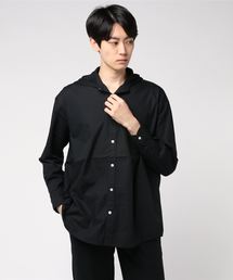 STYLEBLOCK（スタイルブロック）の「バック転写シートプリントビッグシルエットフーデットシャツ（シャツ/ブラウス）」