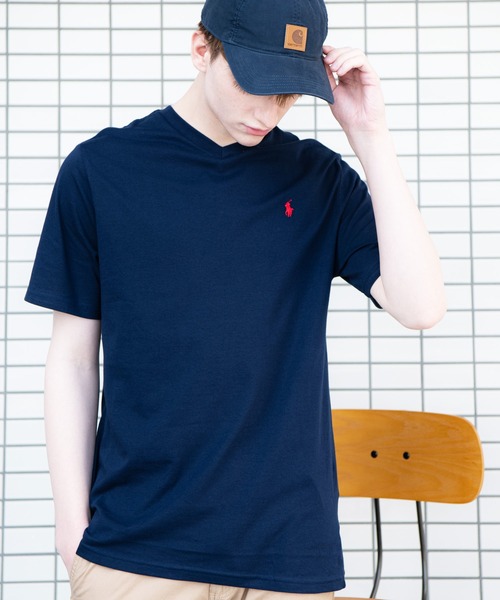 POLO RALPH LAUREN(ポロ ラルフ ローレン)の「POLO RALPH LAUREN クルーネックTシャツ(ボーイズサイズ)(Tシャツ/カットソー・メンズ・ブラック/ネイビー/グレー/レッド/ブルー/ホワイト/ブラック系その他/ブルー系その他/レッド系その他/ホワイト系その他/グレー系その他/ピンク系その他/ピンク・X-LARGE/LARGE/MEDIUM)」の10枚目の写真
