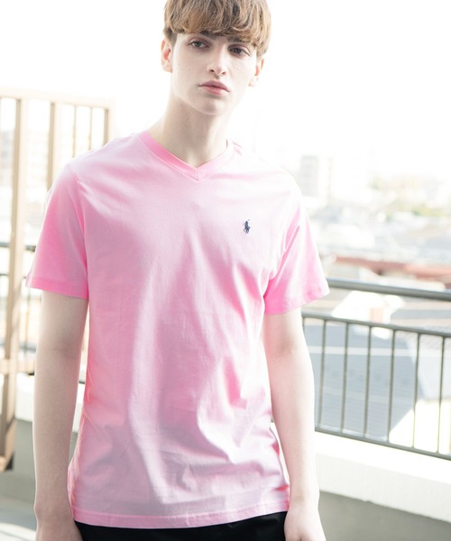 POLO RALPH LAUREN(ポロ ラルフ ローレン)の「POLO RALPH LAUREN クルーネックTシャツ(ボーイズサイズ)(Tシャツ/カットソー・メンズ・ブラック/ネイビー/グレー/レッド/ブルー/ホワイト/ブラック系その他/ブルー系その他/レッド系その他/ホワイト系その他/グレー系その他/ピンク系その他/ピンク・X-LARGE/LARGE/MEDIUM)」の12枚目の写真