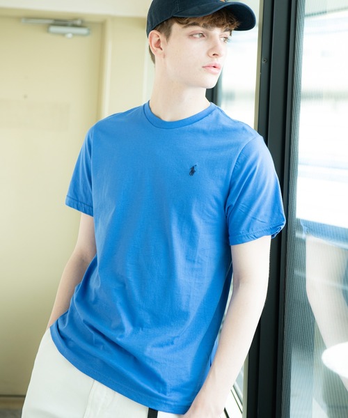 POLO RALPH LAUREN(ポロ ラルフ ローレン)の「POLO RALPH LAUREN クルーネックTシャツ(ボーイズサイズ)(Tシャツ/カットソー・メンズ・ブラック/ネイビー/グレー/レッド/ブルー/ホワイト/ブラック系その他/ブルー系その他/レッド系その他/ホワイト系その他/グレー系その他/ピンク系その他/ピンク・X-LARGE/LARGE/MEDIUM)」の9枚目の写真