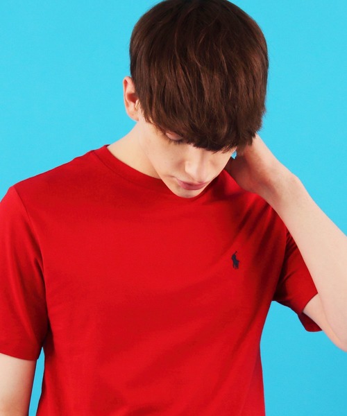 POLO RALPH LAUREN(ポロ ラルフ ローレン)の「POLO RALPH LAUREN クルーネックTシャツ(ボーイズサイズ)(Tシャツ/カットソー・メンズ・ブラック/ネイビー/グレー/レッド/ブルー/ホワイト/ブラック系その他/ブルー系その他/レッド系その他/ホワイト系その他/グレー系その他/ピンク系その他/ピンク・X-LARGE/LARGE/MEDIUM)」の15枚目の写真