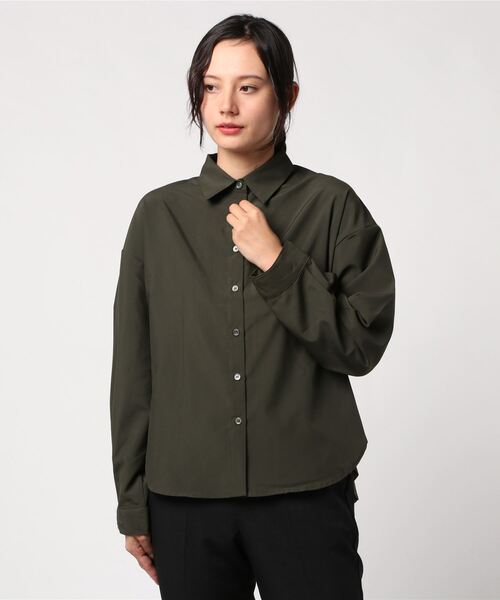 Culture Medium（カルチャーミディアム）の「バックプリーツシャツ（シャツ/ブラウス・レディース・ホワイト/ブラック/ベージュ/ブラウン/カーキ・FREE）」の5枚目の写真