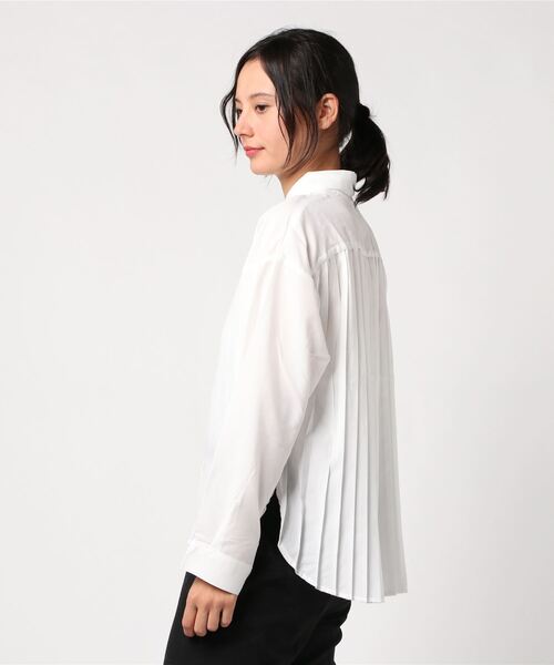Culture Medium（カルチャーミディアム）の「バックプリーツシャツ（シャツ/ブラウス・レディース・ホワイト/ブラック/ベージュ/ブラウン/カーキ・FREE）」の7枚目の写真