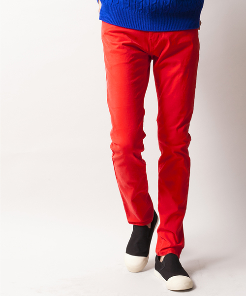 WEGO(ウィゴー)の「WEGO/ROYOカラースキニーパンツ(その他パンツ・メンズ・ブルー/ネイビー/ワイン/ホワイト/ブラック/ベージュ/レッド/カーキ・MEDIUM/LARGE/SMALL)」の8枚目の写真