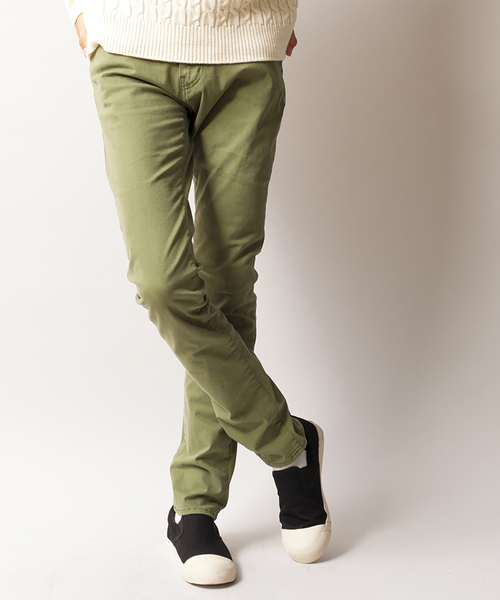 WEGO(ウィゴー)の「WEGO/ROYOカラースキニーパンツ(その他パンツ・メンズ・ブルー/ネイビー/ワイン/ホワイト/ブラック/ベージュ/レッド/カーキ・MEDIUM/LARGE/SMALL)」の5枚目の写真