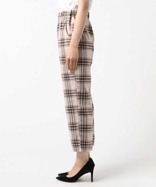 DING（ディング）の「DING/チェック柄イージーパンツ2（その他パンツ・レディース・ネイビー/ブラウン/ベージュ・FREE）」の13枚目の写真