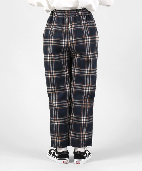 DING（ディング）の「DING/チェック柄イージーパンツ2（その他パンツ・レディース・ネイビー/ブラウン/ベージュ・FREE）」の10枚目の写真