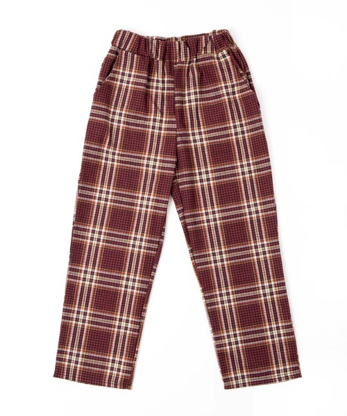 DING（ディング）の「DING/チェック柄イージーパンツ2（その他パンツ・レディース・ネイビー/ブラウン/ベージュ・FREE）」の15枚目の写真