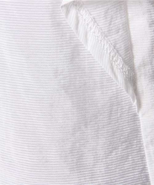 mystic(ミスティック)の「肩フリルパフスリーブプルオーバー(シャツ/ブラウス・レディース・グリーン/ブラック/ベージュ/オフホワイト/ピンク・フリ-)」の6枚目の写真