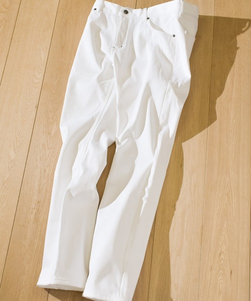 JOHN'S CLOSET(ジョンズクローゼット)の「【n】ツイル防風フィルム入りボンディングパンツ(その他パンツ・メンズ・ホワイト/チャコールグレー/ブラック/ベージュ/ネイビー/オリーブ・SMALL/MEDIUM/LARGE/X-LARGE)」の1枚目の写真