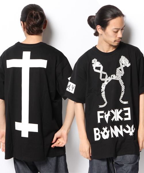 DAMMY（ダミー）の「DAMMYプリントTシャツ（Tシャツ/カットソー・メンズ・ホワイト/ブラック・FREE）」の2枚目の写真