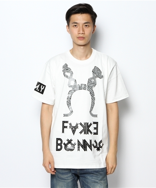 DAMMY（ダミー）の「DAMMYプリントTシャツ（Tシャツ/カットソー・メンズ・ホワイト/ブラック・FREE）」の11枚目の写真