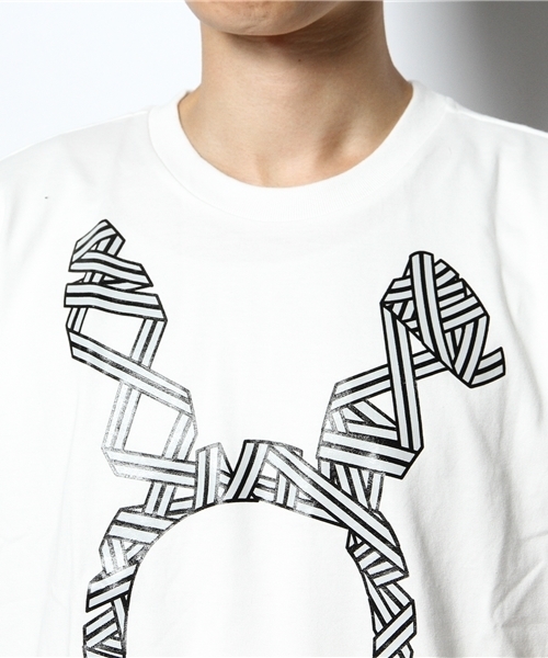 DAMMY（ダミー）の「DAMMYプリントTシャツ（Tシャツ/カットソー・メンズ・ホワイト/ブラック・FREE）」の7枚目の写真