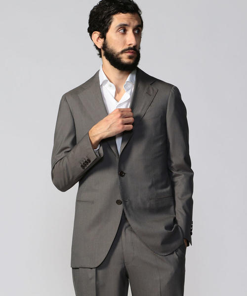 TOMORROWLAND (トゥモローランド)の「Super190’sウール 段返り3Bスーツ ERMENEGILDO ZEGNA 14MILMIL14(スーツセット・メンズ・ブラウン系その他/ブラウン/ブルー系その他3・46/48/44/50/52)」の3枚目の写真