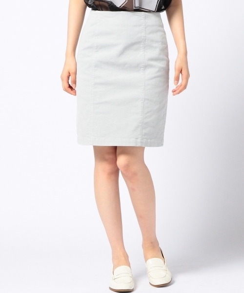 Another Edition(アナザーエディション)の「AE CORD タイト SK ◆(スカート・レディース・オフホワイト/ライトグレー/コバルトブルー・SMALL/MEDIUM)」の3枚目の写真