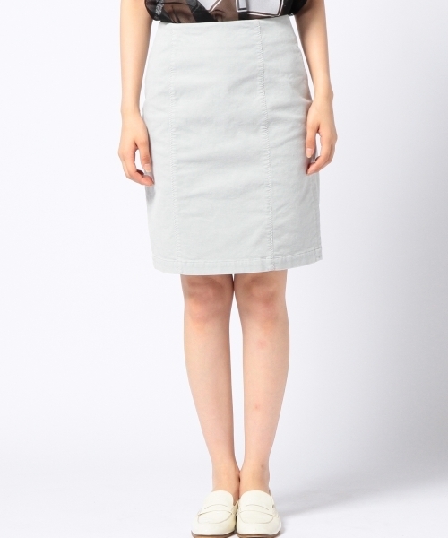 Another Edition(アナザーエディション)の「AE CORD タイト SK ◆(スカート・レディース・オフホワイト/ライトグレー/コバルトブルー・SMALL/MEDIUM)」の4枚目の写真