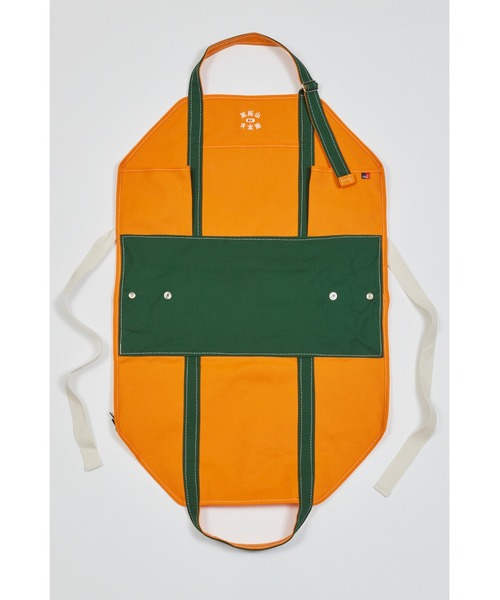 AlexanderLeeChang（アレキサンダーリーチャン）の「AlexanderLeeChang/アレキサンダーリーチャン ＡＰＲＯＮ　ＴＯＴＥ　２（トートバッグ・メンズ・オレンジ/ホワイト/ブラック・ONE SIZE）」の10枚目の写真