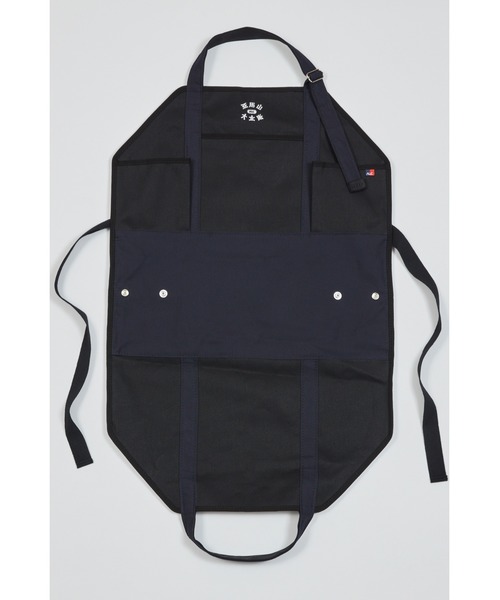 AlexanderLeeChang（アレキサンダーリーチャン）の「AlexanderLeeChang/アレキサンダーリーチャン ＡＰＲＯＮ　ＴＯＴＥ　２（トートバッグ・メンズ・オレンジ/ホワイト/ブラック・ONE SIZE）」の11枚目の写真