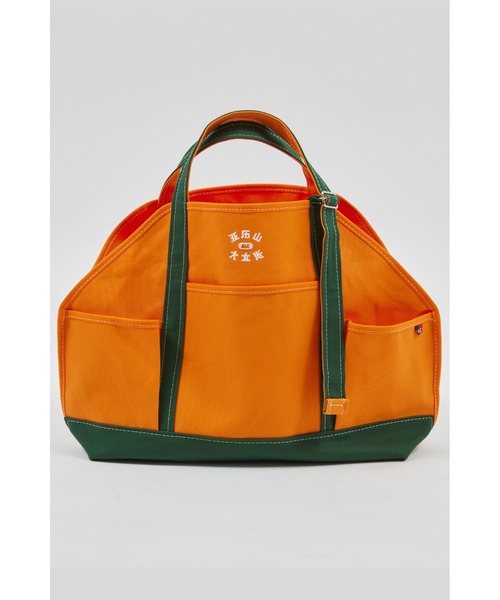 AlexanderLeeChang（アレキサンダーリーチャン）の「AlexanderLeeChang/アレキサンダーリーチャン ＡＰＲＯＮ　ＴＯＴＥ　２（トートバッグ・メンズ・オレンジ/ホワイト/ブラック・ONE SIZE）」の13枚目の写真