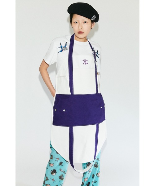 AlexanderLeeChang（アレキサンダーリーチャン）の「AlexanderLeeChang/アレキサンダーリーチャン ＡＰＲＯＮ　ＴＯＴＥ　２（トートバッグ・メンズ・オレンジ/ホワイト/ブラック・ONE SIZE）」の18枚目の写真