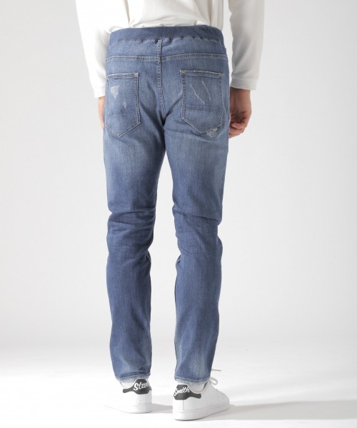BAYFLOW（ベイフロー）の「デニムスリムリペア 20SS（デニムパンツ・メンズ・サックスブルー/クリアブルー・SMALL/MEDIUM/LARGE）」の8枚目の写真