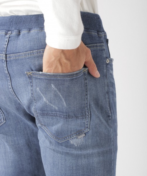 BAYFLOW（ベイフロー）の「デニムスリムリペア 20SS（デニムパンツ・メンズ・サックスブルー/クリアブルー・SMALL/MEDIUM/LARGE）」の11枚目の写真