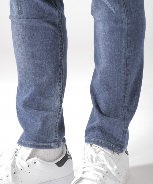 BAYFLOW（ベイフロー）の「デニムスリムリペア 20SS（デニムパンツ・メンズ・サックスブルー/クリアブルー・SMALL/MEDIUM/LARGE）」の13枚目の写真