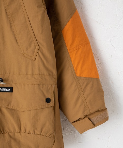 美品 WIND AND SEA ダウンブルゾン デタッチャブル М キャメル WIND AND SEA（ウィンダンシー）の「ウィンダンシー WIND AND SEA