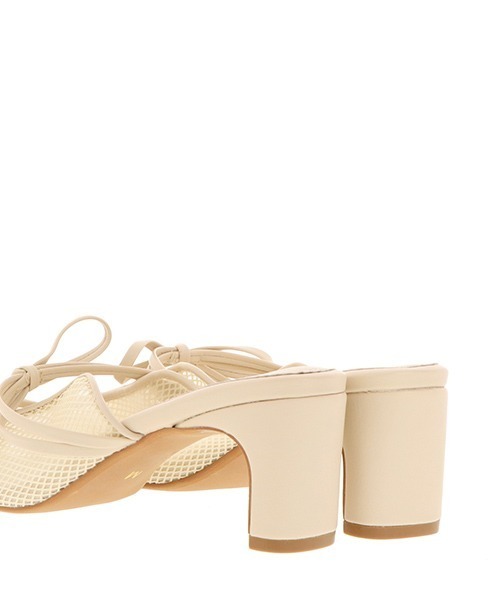 RANDA（ランダ）の「ソフトリボンミュールパンプス（パンプス・レディース・ブラック/クリーム/グリーン・S/M/L/LL）」の9枚目の写真