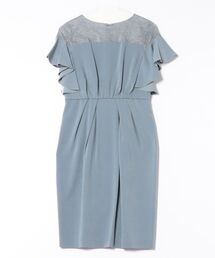 12Twelve Agenda（トゥエルブ　アジェンダ）の「デコルテレースフリルスリーブワンピース（ドレス）」